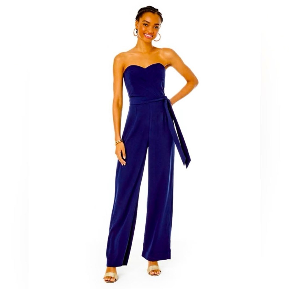 NWT Lilly Pulitzer Navy Kylo Jumpsuit
